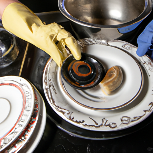 A person cleaning and maintaining cookware to ensure its longevity.